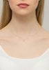 Łańcuszek złoty 585 literka P brylant 0,005ct zawieszka